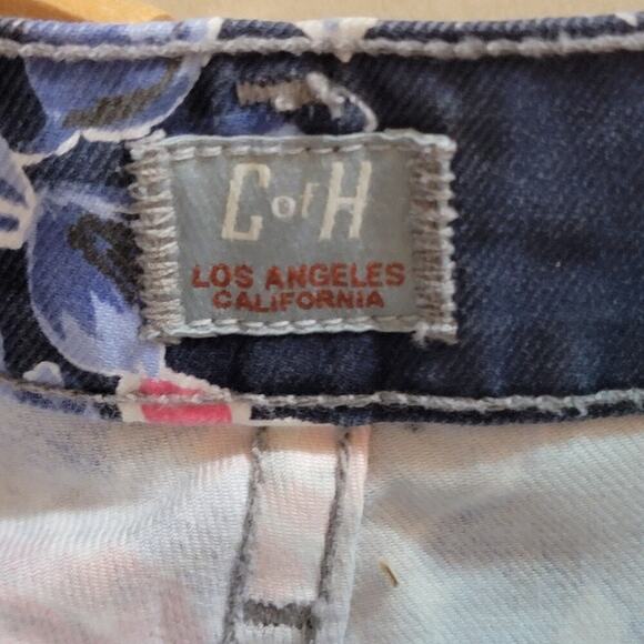 Citizens of Humanity X Jerome Daman Floral Jean Shorts 25 - Picture 3 of 11